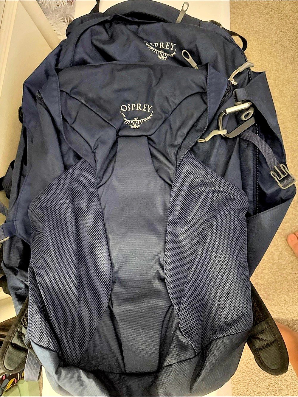Osprey Tropos Backpack Black & Blue